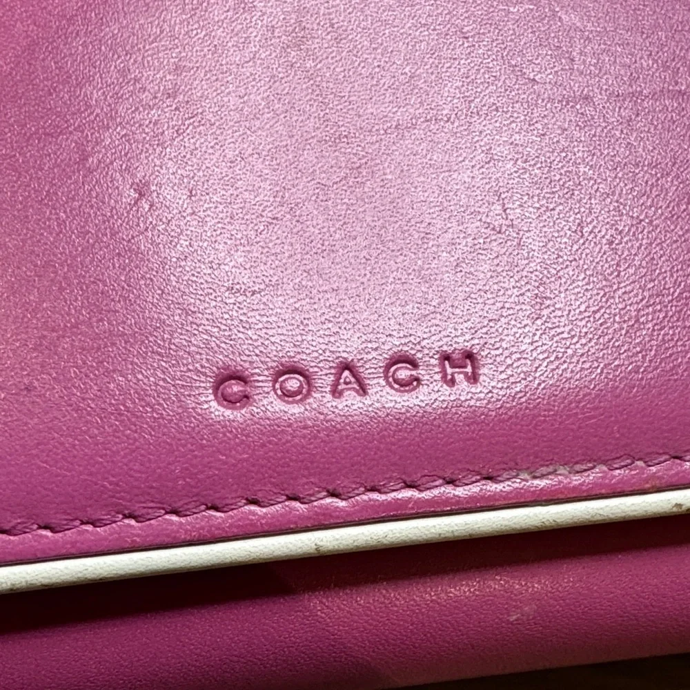 Coach Vibrant Pink Women's Wallet